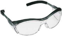 3M - Clear Lenses, Framed Welding Glasses - Anti-Fog, Scratch Resistant, Gray Polycarbonate Frame, Adjustable Temples, Size Universal, Over the Glasses - Industrial Tool & Supply