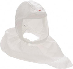 3M - Universal Size, PAPR Compatible Hood - Polypropylene, White, Compatible with S-757 Hood Assembly - Industrial Tool & Supply