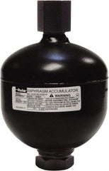 Parker - 170 Lb. Capacity, 3,620 psi Max Working Pressure, 10.47" High, Hydrin Diaphragm Accumulator - 6.63" Diam, 8 SAE Port Thread - Industrial Tool & Supply