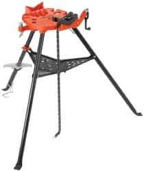 Ridgid - 1/8" to 12" Pipe Capacity, Portable Tristand Chain Vise - Industrial Tool & Supply