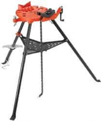 Ridgid - 1/8" to 12" Pipe Capacity, Portable Tristand Chain Vise - Industrial Tool & Supply