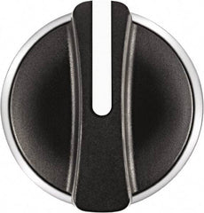 Square D - 22mm Mount Hole, 2 Position, Knob Operated, Selector Switch Only - Black, Maintained (MA), Nonilluminated, Shock and Vibration Resistant - Industrial Tool & Supply