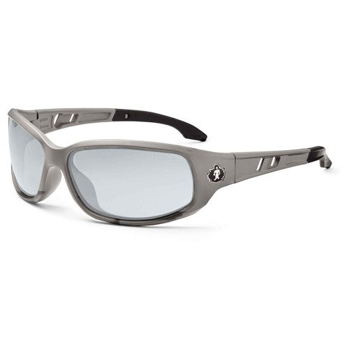 Valkyrie In/Outdoor Lens Matte Gray Safety Glasses - Industrial Tool & Supply
