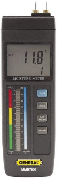 General - Moisture Analyzer - LED Display, Accurate to ±1.5% - Industrial Tool & Supply