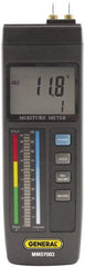 General - Moisture Analyzer - LED Display, Accurate to ±1.5% - Industrial Tool & Supply