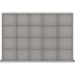 LISTA - 20-Compartment Drawer Divider Layout for 3.15" High Drawers - Industrial Tool & Supply