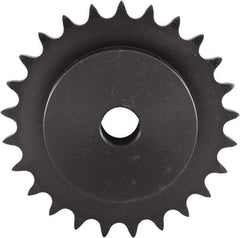 U.S. Tsubaki - 12 Teeth, 1" Chain Pitch, Chain Size 80, Plain Bore Sprocket - 1" Bore Diam, 3.864" Pitch Diam, 4.33" Outside Diam - Industrial Tool & Supply