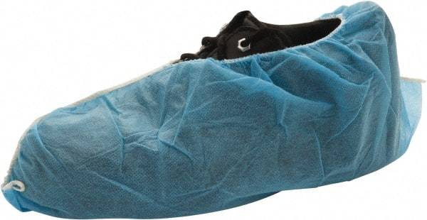 PRO-SAFE - Size L, Polypropylene, Standard Shoe Cover - Blue, Non-Chemical Resistant & Water Resistant - Industrial Tool & Supply