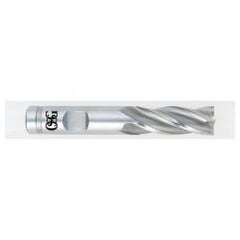 3/8 Dia. x 2-1/8 Overall Length 4-Flute Square End HSS-CO SE End Mill-Round Shank-Center Cutting-TiCN - Industrial Tool & Supply