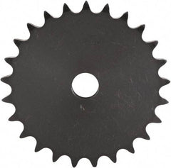 U.S. Tsubaki - 34 Teeth, 1" Chain Pitch, Chain Size 80, "A" Plate Roller Chain Sprocket - 1-3/16" Bore Diam, 10.838" Pitch Diam, 11.39" Outside Diam - Industrial Tool & Supply