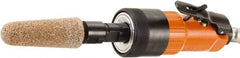 Dotco - 6mm Collet, Straight Handle, Air Straight Die Grinder - 18,000 RPM, Front Exhaust, 38 CFM, 0.9 hp, 90 psi, 6.3mm Inlet - Industrial Tool & Supply