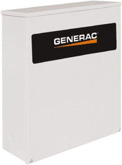 Generac Power - 3 Phase, 120/240 Input Volt, 100 Amp, Automatic Transfer Switch - 3R NEMA Rated, Aluminum, 20.2 Inch Wide x 7.1 Inch Deep x 24.1 Inch High, Automatic Exerciser, Electrically Operated - Industrial Tool & Supply