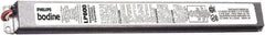 PHILIPS bodine - 1 Lamp, 120-277 Volt, T5, T5HO, T8, 4 Pin Long Compact Fluorescent Emergency Ballast - 0 to 39, 40 to 79 Watt, 600 to 1325 Lumens, 90 min Run Time, 2 Inch Long x 21-1/2Inch Wide x 1-1/4 Inch High - Industrial Tool & Supply