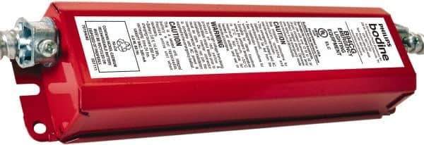 PHILIPS bodine - 1 Lamp, 120-277 Volt, 4 Pin Twin, Quad, Triple Twin Tube, Circline, Long Compact Fluorescent Emergency Ballast - 0 to 39, 40 to 79 Watt, Up to 1250 Lumens, 90 min Run Time, 2 Inch Long x 12 Inch Wide x 2-1/2 Inch High - Industrial Tool & Supply
