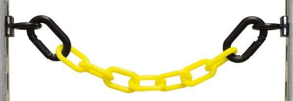 PRO-SAFE - 10' Long Polyethylene Carabiner Loading Dock Kit - Yellow, Black - Industrial Tool & Supply