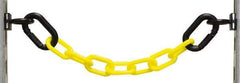 PRO-SAFE - 10' Long Polyethylene Carabiner Loading Dock Kit - Yellow, Black - Industrial Tool & Supply