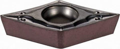 Iscar - DCMT3-0 PF Grade IC806 Carbide Turning Insert - TiAlN Finish, 55° Diamond, 3/8" Inscr Circle, 5/32" Thick, 0.008" Corner Radius - Industrial Tool & Supply