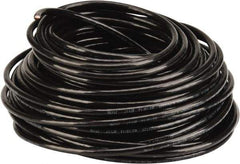 Southwire - THHN/THWN, 6 AWG, 55 Amp, 100' Long, Stranded Core, 19 Strand Building Wire - Black, Thermoplastic Insulation - Industrial Tool & Supply