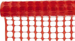 Tenax - 50' Long x 4' High, Orange Snow Guard & Sand Barrier Fence - 1-3/4" x 1-3/4" Mesh - Industrial Tool & Supply