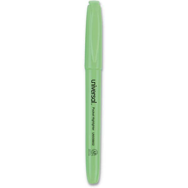 UNIVERSAL - Markers & Paintsticks Type: Highlighters Color: Fluorescent Green - Industrial Tool & Supply