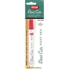 Krylon - 0.33 oz Glow Orange Gloss Finish Paint Pen - Pen, Direct to Metal, 446 gL VOC Compliance - Industrial Tool & Supply
