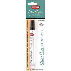 Krylon - 0.33 oz Black Gloss Finish Paint Pen - Pen, Direct to Metal, 565 gL VOC Compliance - Industrial Tool & Supply