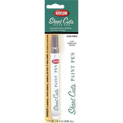 Krylon - 0.33 oz Chrome Metallic Finish Paint Pen - Pen, Direct to Metal, 742 gL VOC Compliance - Industrial Tool & Supply
