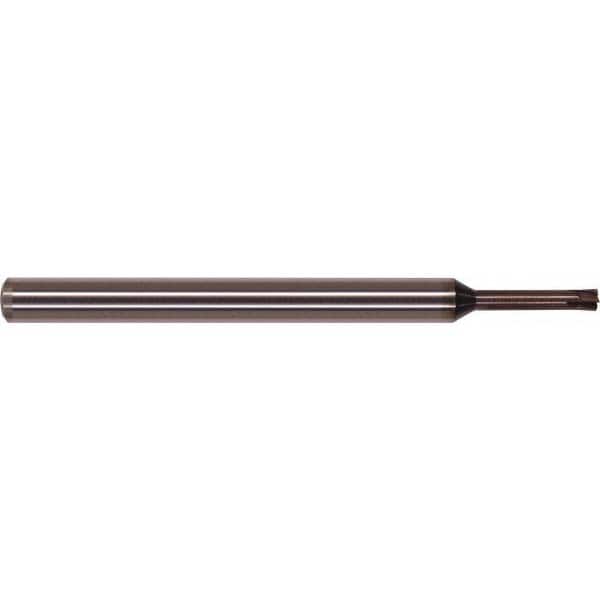 Millstar - 3mm Diam 0.36mm Program Radius Solid Carbide Single End 4 Flute High-Feed End Mill - Industrial Tool & Supply