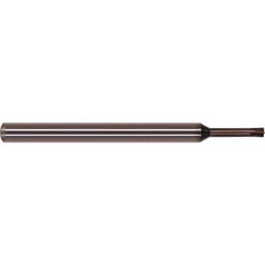 Millstar - 3mm Diam 0.36mm Program Radius Solid Carbide Single End 4 Flute High-Feed End Mill - Industrial Tool & Supply