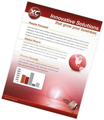 FELLOWES - 100 Piece, 7mm Thick, Legal Size Pouch - 9" Wide x 11-1/2" High - Industrial Tool & Supply