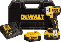 DeWALT - 20 Volt, 1/4" Drive, 20, 125, 152 Ft/Lb Torque, Cordless Impact Driver - 1000, 2800, 3250 RPM, 2 Lithium-Ion Batteries Included - Industrial Tool & Supply