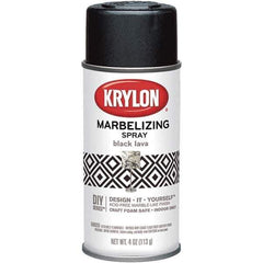 Krylon - Black Lava, Gloss, Craft Paint Spray Paint - 4 oz Container - Industrial Tool & Supply