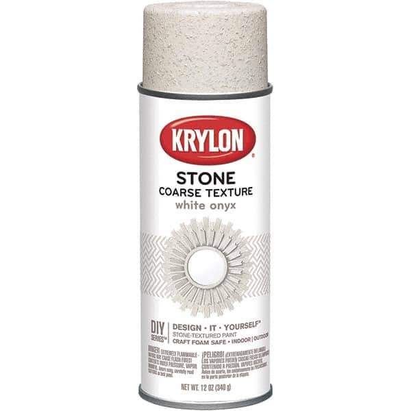 Krylon - White Onyx, Textured, Craft Paint Spray Paint - 12 oz Container - Industrial Tool & Supply