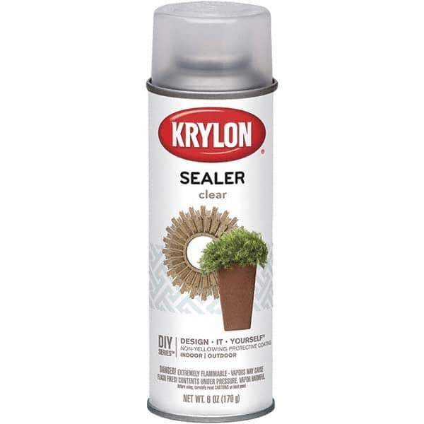 Krylon - Clear, Gloss, Protective Coating Spray Paint - 6 oz Container - Industrial Tool & Supply