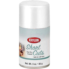 Krylon - White, Gloss, Enamel Spray Paint - 3 oz Container - Industrial Tool & Supply