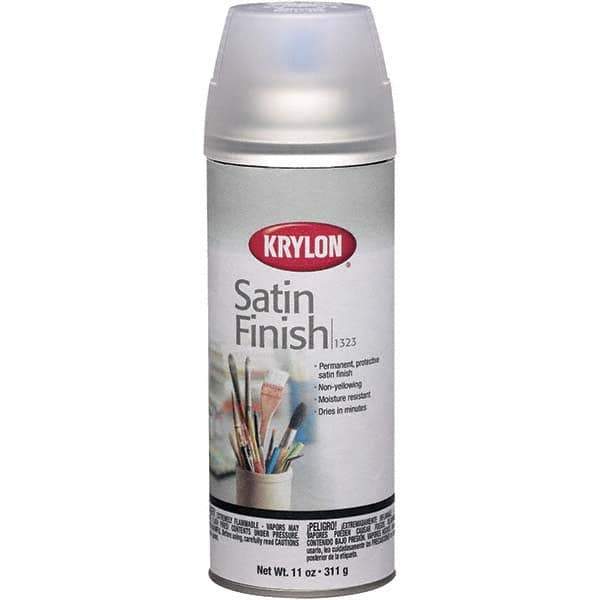 Krylon - Clear, Satin, Craft Paint Spray Paint - 11 oz Container - Industrial Tool & Supply