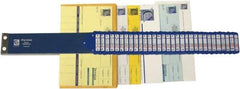 C-LINE - 8-1/2 x 11", Letter Size, Blue, Indexed Sorters - Industrial Tool & Supply
