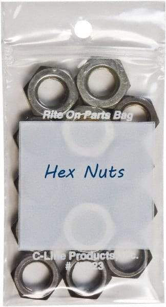 C-LINE - 2 x 9", 2 mil Self-Seal Reclosable Bags - Clear - Industrial Tool & Supply