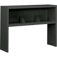 Hon - 48" Long x 34-3/4" High x 13-1/2" Deep, Kneespace Credenza - Charcoal (Color), High-Pressure Laminate/Steel - Industrial Tool & Supply