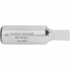 Hassay-Savage - 1/4" Hexagon Rotary Broach - 3/8" Depth of Cut, 1/2" Shank - Industrial Tool & Supply