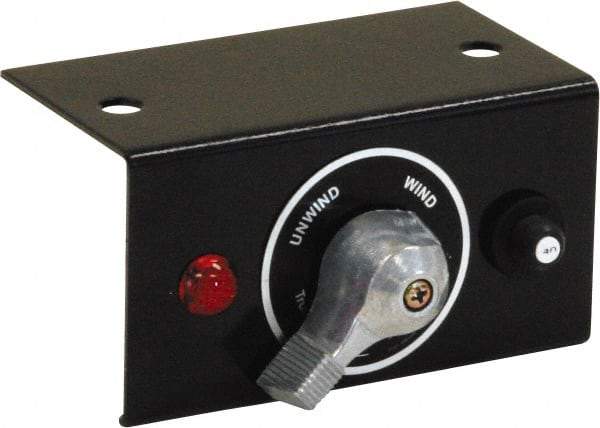 Buyers Products - 3 Position, 50 Amp, Automotive Rotary Switch - On-Off-On Sequence, 1 Switch, Black - Industrial Tool & Supply