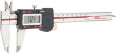 SPI - 0 to 6" Range 0.0005" Resolution, IP54 Electronic Caliper - Stainless Steel with 1.56" Stainless Steel Jaws, 0.001" Accuracy, USB Output - Industrial Tool & Supply
