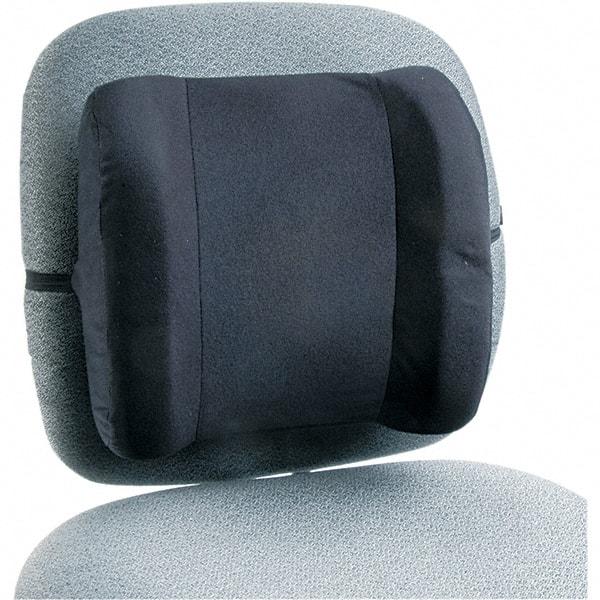 Safco - Black Backrest - For Office Chairs, Car Seat & Home Use - Industrial Tool & Supply