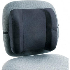 Safco - Black Backrest - For Office Chairs, Car Seat & Home Use - Industrial Tool & Supply