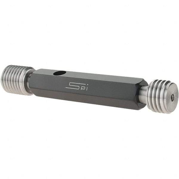 SPI - M20x2.5, Class 6H, Double End Plug Thread Go/No Go Gage - Handle Included - Industrial Tool & Supply