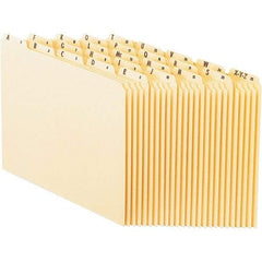 Pendaflex - 8-1/2 x 11" 25 Tabs, Unpunched, Preprinted Numeric Divider - Manila - Industrial Tool & Supply