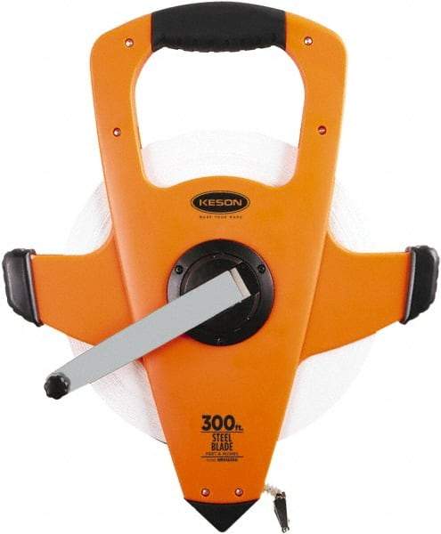 Keson - 300' x 3/8" Tape Measure - 1/8" Graduation - Industrial Tool & Supply
