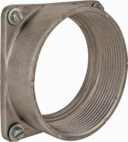 Square D - 4 Inch Conduit, Safety Switch Plate Hub - For Use with Load Centers, R Devices - Industrial Tool & Supply