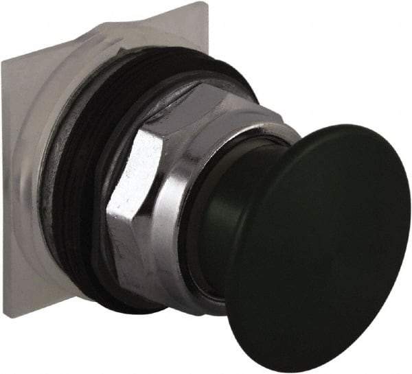 Schneider Electric - 30mm Mount Hole, Extended Mushroom Head, Pushbutton Switch Only - Round, Green Pushbutton, Nonilluminated, Momentary (MO) - Industrial Tool & Supply