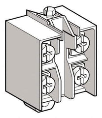 Telemecanique Sensors - 2NC, 3 Amp, Electrical Switch Contact Block - 240 VAC, For Use with ZCD27, ZCKJ7, ZCKJ7D, ZCKL7, ZCKM7, ZCKS7, ZCP27 - Industrial Tool & Supply
